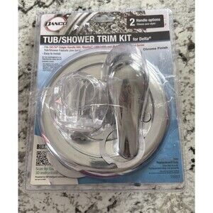 Danco 10003 2-Handle Tub/Shower Trim Kit Chrome for Delta Tub Shower Faucets H&C